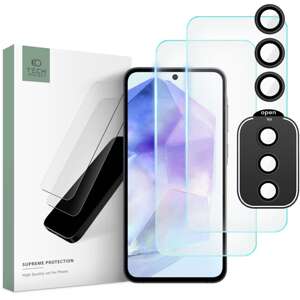 Szkło Hartowane Tech-protect Supreme Set Samsung Galaxy A55 5g Clear