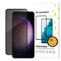 Szkło hartowane Wozinsky Privacy Glass prywatyzujące z filtrem anti-spy na Samsung Galaxy S24+