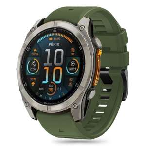 TECH-PROTECT SILICONE LINE GARMIN FENIX 5X / 5X PLUS / 6X / 6X PRO / 7X / 8 (51 MM) MILITARY GREEN