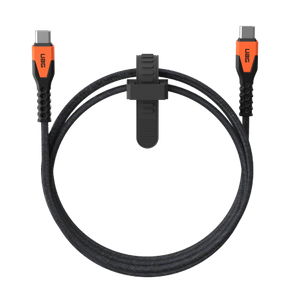 UAG Rugged Cable - kabel USB-C - USB-C 60W, 1,5 m (black/orange)