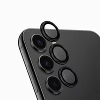 UNIQ Optix Aluminium Camera Lens Protector Sam S24 S921 midnight black szkło na obiektyw aparatu z aplikatorem