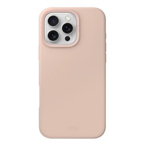 UNIQ etui Lino Hue iPhone 16 Pro 6.3" Magclick Charging różowy/blush pink