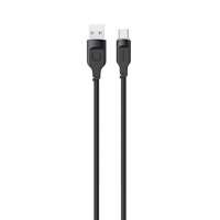 USAMS Kabel USB-C PD Fast Charging 1,2m 6A Lithe Series czarny/black SJ568USB01(US-SJ568)