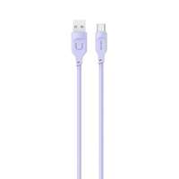 USAMS Kabel USB-C PD Fast Charging 1,2m 6A Lithe Series purpurowy/purple SJ568USB03 (US-SJ568)