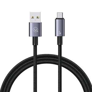 USAMS Kabel USB na Micro-USB 2A 2m Fast Charging stalowy/tarnish SJ670USB01 (US-SJ670)