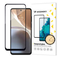 Wozinsky Full Glue Tempered Glass szkło hartowane Motorola Moto G32 9H na cały ekran z czarną ramką