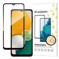 Wozinsky super wytrzymałe szkło hartowane Full Glue na cały ekran z ramką Case Friendly Samsung Galaxy A13 czarny