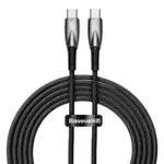 [PO ZWROCIE] Baseus Glimmer Series kabel do szybkiego ładowania USB-C 480Mb/s PD 100W 2m czarny