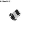 Adapter Magnetyczny USAMS Apple Lightning Bulk Srebrny