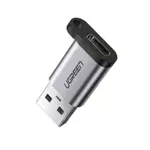 Adapter USB C (żeński) - USB (męski) Ugreen US276 USB 5Gb/s - szary