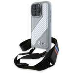 BMW BMHCP16X23PSCCG iPhone 16 Pro Max     6.9" szary/grey hardcase M Edition Carbon Stripe & Strap