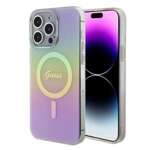 Etui Guess GUHMP15XHITSP iPhone 15 Pro Max 6.7" różowy/pink hardcase IML Iridescent MagSafe Case