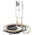 Etui Tech-protect Flexair Chain Magsafe iPhone 15 Pro Black & Beige Case