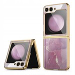 Etui Tech-protect Mood Marble Galaxy Z Flip 5 Violet Case