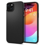 Etui iPhone 15 Spigen Liquid Air Matte Black Case