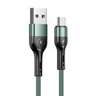 Kabel Pleciony USAMS MicroUSB USB-A 2A U55 1m Zielony