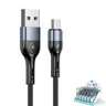 Kabel Pleciony USAMS USB MicroUSB SJ450ZJ01 US-SJ450 U55 2A 1m Czarny