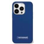 Karl Lagerfeld KLHMP16LPGMSRPB iPhone 16  Pro 6.3" niebieski/blue hardcase FW Metal Plate MagSafe