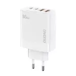 Ładowarka sieciowa GaN Dudao A65EU 2xUSB-A / 2xUSB-C PD 65W - biała