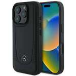 Mercedes MEHCP16LARMBK iPhone 16 Pro 6.3" czarny/black hardcase Leather Urban