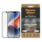 PanzerGlass Ultra-Wide Fit iPhone 14 / 13 / 13 Pro 6.1" Screen Protection CamSlider Antibacterial Easy Aligner Included 2795