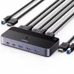 Przełącznik KVM Ugreen CM664 HDMI switch 2w1 - czarny