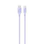 USAMS Kabel USB-C PD Fast Charging 1,2m 6A Lithe Series purpurowy/purple SJ568USB03 (US-SJ568)