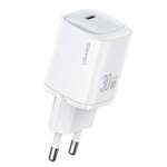 USAMS Ład. siec. CC251 30W GaN USB-C Fast Charging HC Series biały/white CC251TC02