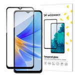 Wozinsky Full Glue Tempered Glass szkło hartowane Oppo A17 9H na cały ekran z czarną ramką