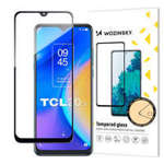 Wozinsky Full Glue Tempered Glass szkło hartowane TCL 20 SE 9H na cały ekran z czarną ramką