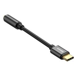 [PO ZWROCIE] Baseus L54 adapter do słuchawek przejściówka z USB-C na gniazdo audio jack 3.5mm DAC 24 bit 48 KHz czarny (CATL54-01)