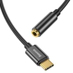 [PO ZWROCIE] Baseus L54 adapter do słuchawek przejściówka z USB-C na gniazdo audio jack 3.5mm DAC 24 bit 48 KHz czarny (CATL54-01)