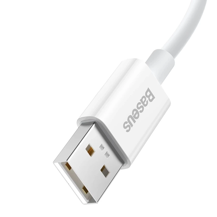 [PO ZWROCIE] Baseus Superior Series kabel SUPERVOOC USB-A do USB-C 65W 1m biały