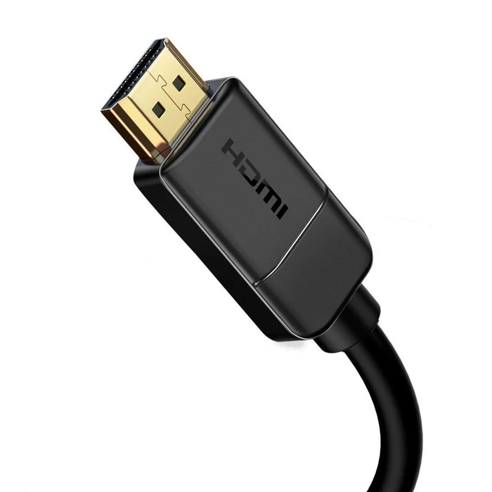 [PO ZWROCIE] Baseus kabel przewód HDMI 2.0 4K 30 Hz 3D HDR 18 Gbps 8 m czarny (CAKGQ-E01)