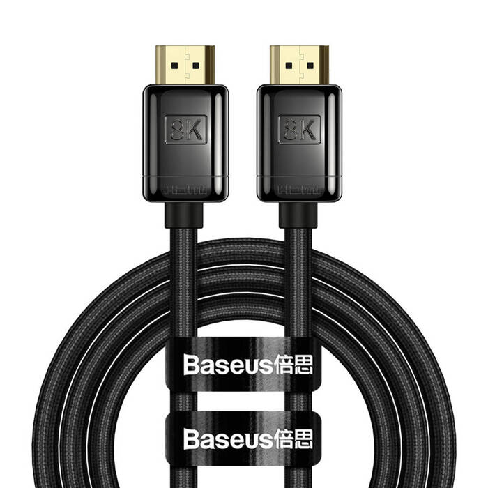 [PO ZWROCIE] Kabel HDMI 2.1 8K 1m Baseus High Definition Series - czarny