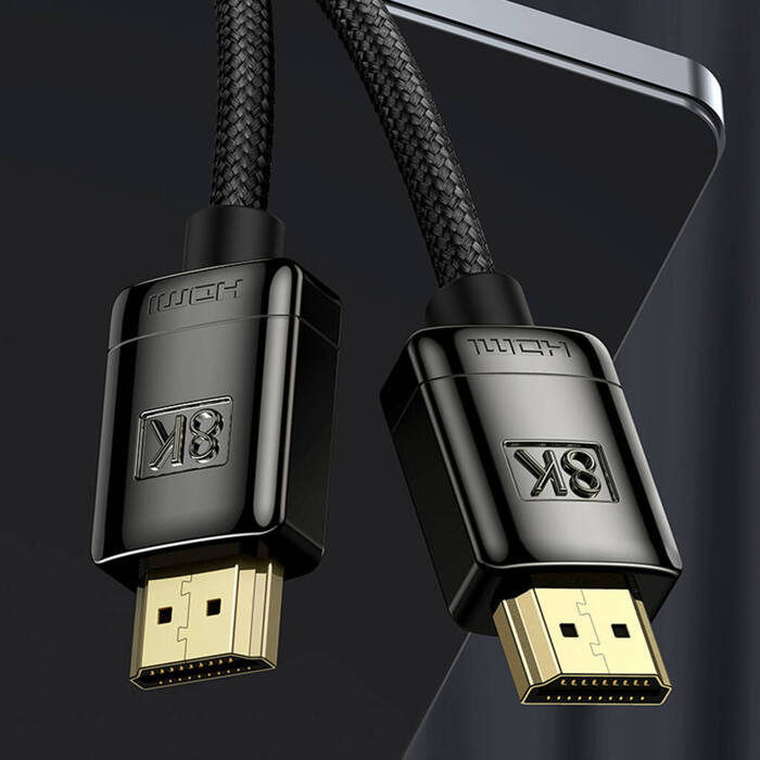 [PO ZWROCIE] Kabel HDMI 2.1 8K 1m Baseus High Definition Series - czarny