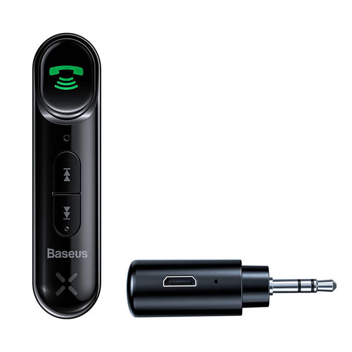 [PO ZWROCIE]  Transmiter Bluetooth AUX Baseus BSBA-02 (Overseas Edition) - czarny