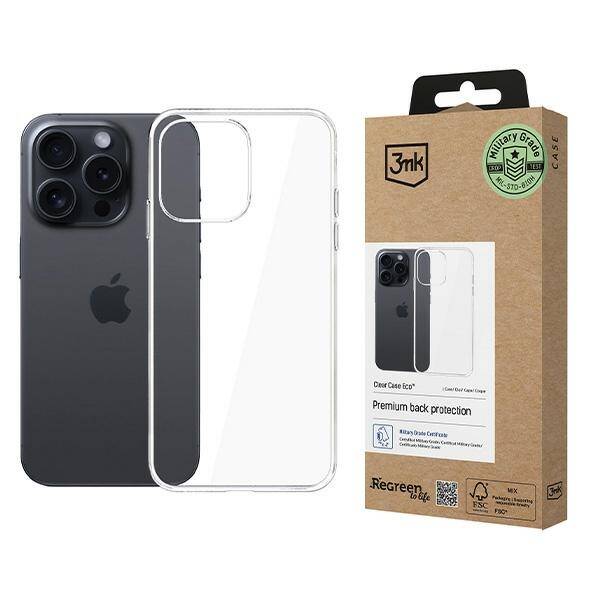 3MK ClearCase Eco iPhone 14 Pro GRS CU 1304127