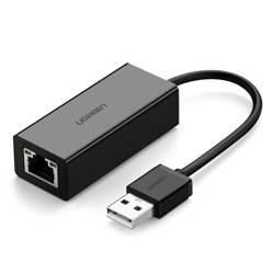 Adapter Sieciowy UGREEN CR110 USB Do RJ45 Czarny