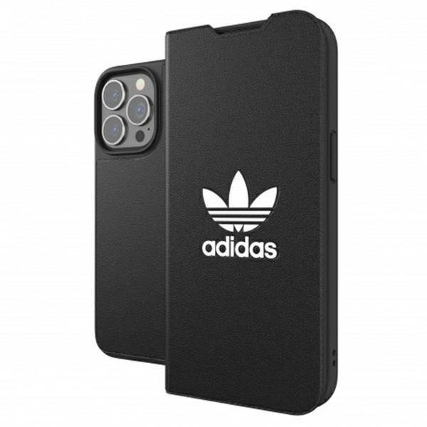 Adidas OR Booklet Case BASIC iPhone 13 Pro / 13 6,1" czarno biały/black white 47095