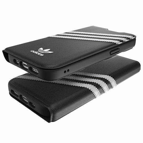 Adidas OR Booklet Case PU iPhone 14 6.1" czarno biały/black white 50195