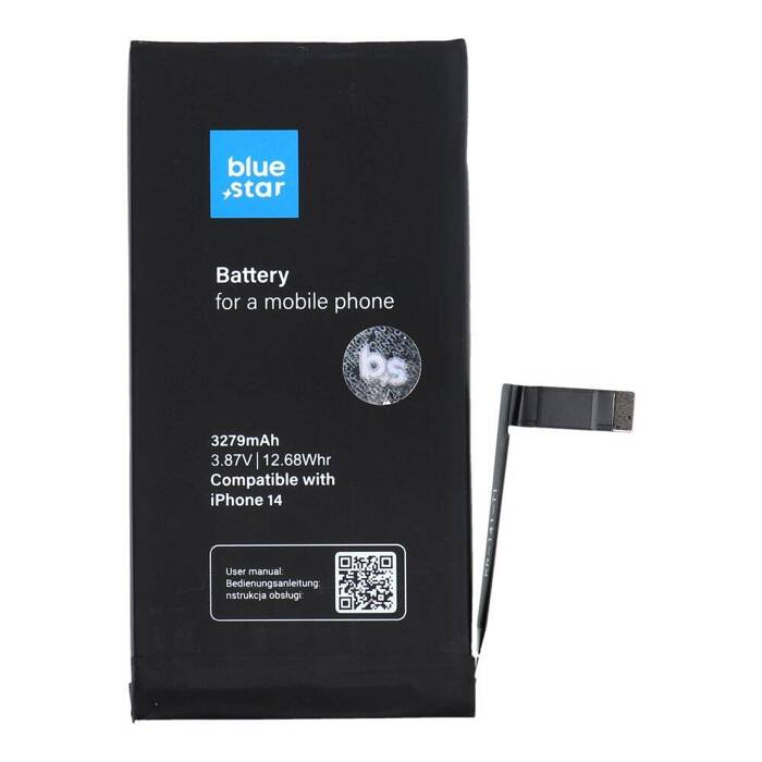 Blue Star HQ Bateria do Iphone 14 3279 mAh