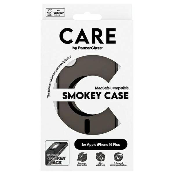 CARE by PanzerGlass Flagship Case iPhone 16 Plus 6.7" dymny/smokey MagSafe 1351