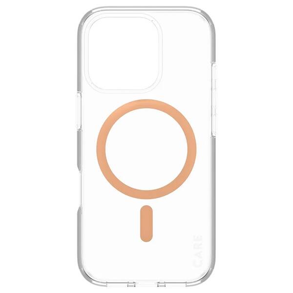 CARE by PanzerGlass Flagship Case iPhone 16 Pro 6,3" brzoskwiniowy/peachy MagSafe 1374