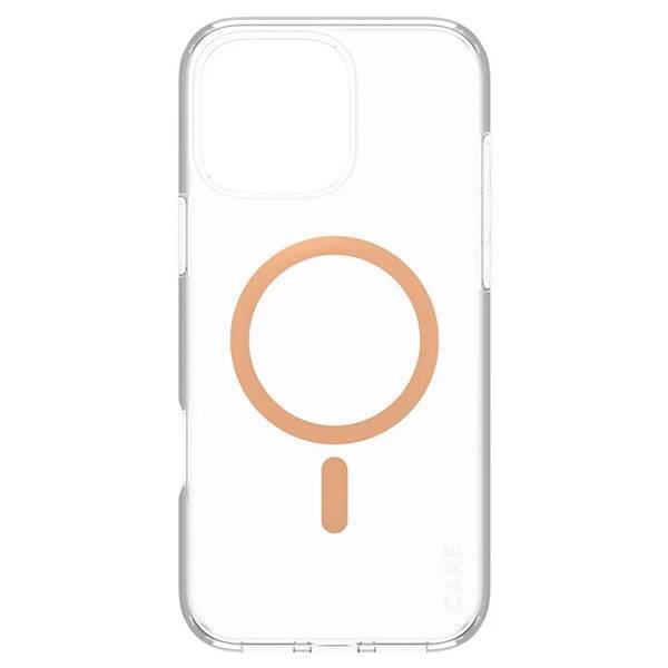 CARE by PanzerGlass Flagship Case iPhone 16 Pro Max 6,9" brzoskwiniowy/peachy MagSafe 1376