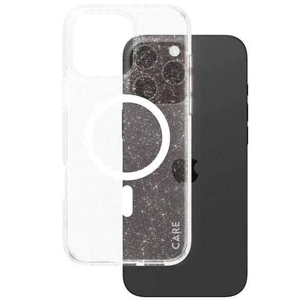 CARE by PanzerGlass Flagship Star Lit Case iPhone 16 Pro Max 6,9" biały/white MagSafe 1344