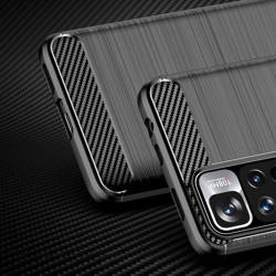 Carbon Case elastyczne etui pokrowiec Xiaomi Redmi Note 11 Pro+ 5G (China) / 11 Pro 5G (China) / Mi11i HyperCharge / Poco X4 NFC czarny