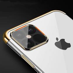 Clear Color case żelowy pokrowiec etui z metaliczną ramką iPhone 13 czarny