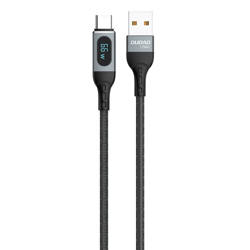 Dudao kabel USB - USB Typ C szybkie ładowanie PD 66W czarny (L7Max)