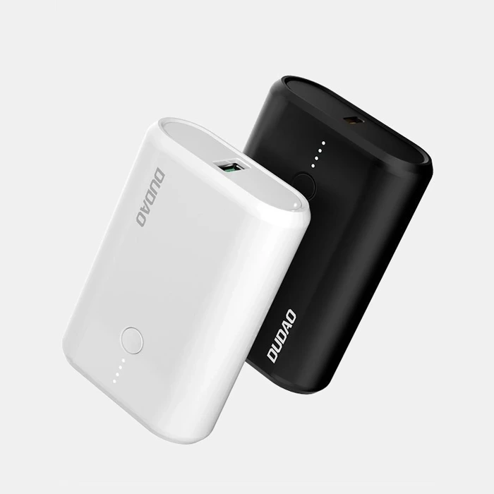 Dudao power bank 10000 mAh Power Delivery Quick Charge 3.0 22,5 W czarny (K14_Black)